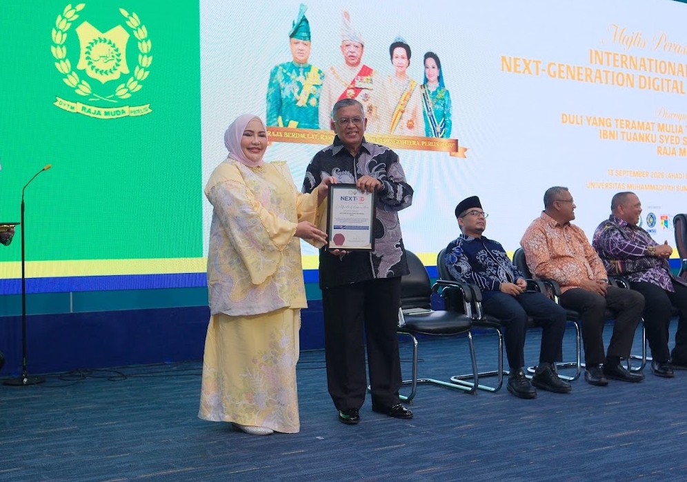Faizuddin Centre of Educational Excellence (FCoEE) Malaysia dalam rangkaian International Conference on Next-Generation Digital Technologies (NEXT-D) 2026 di Auditorium UMSU